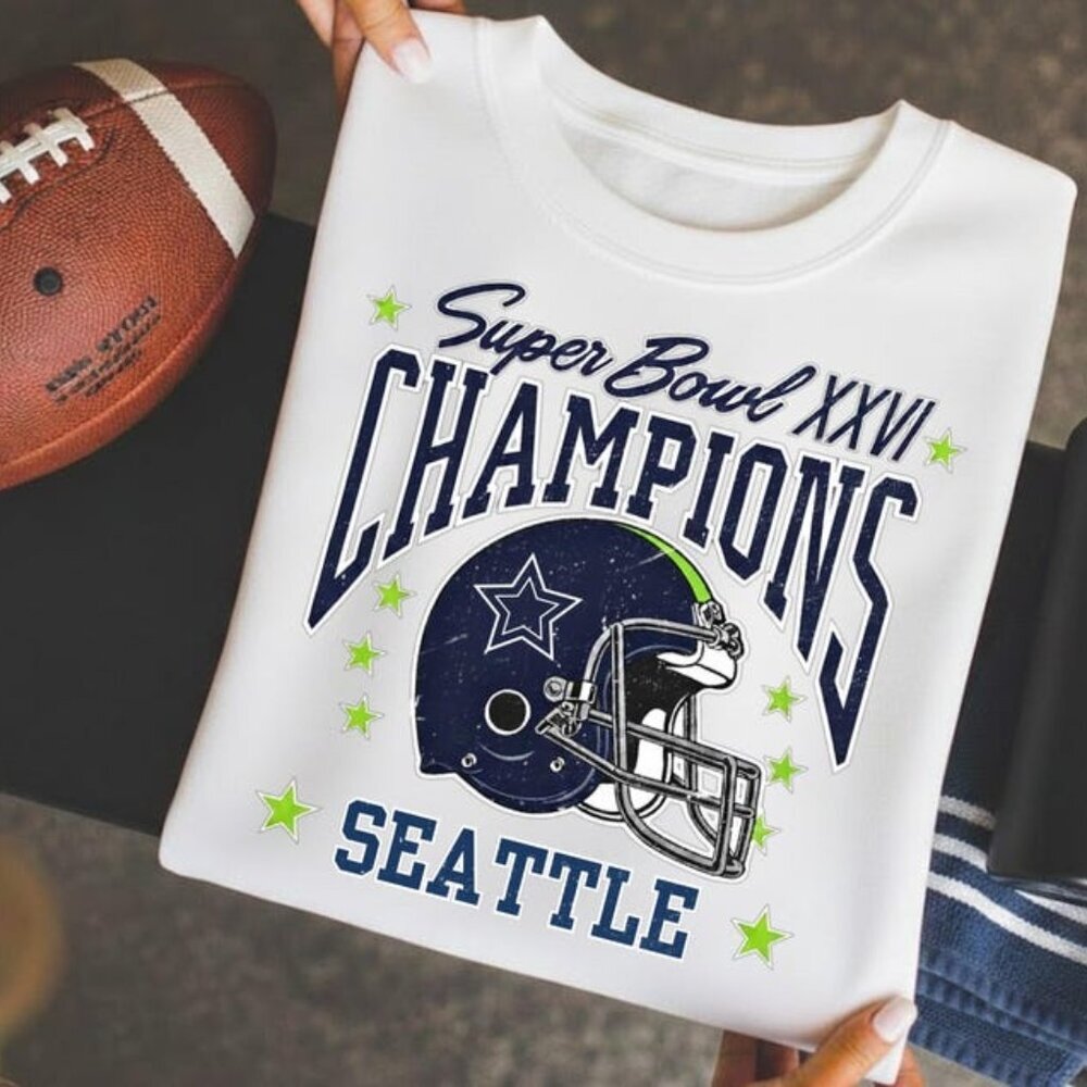 Champions Seattle 2026 Seattle Champions Football T-shirt 90